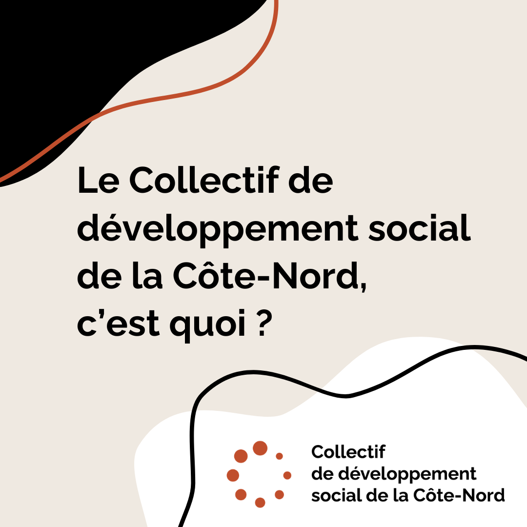 Le Collectif de développement social de la Côte-Nord c’est quoi ? Le Collectif de développement social de la Côte-Nord c’est quoi ?